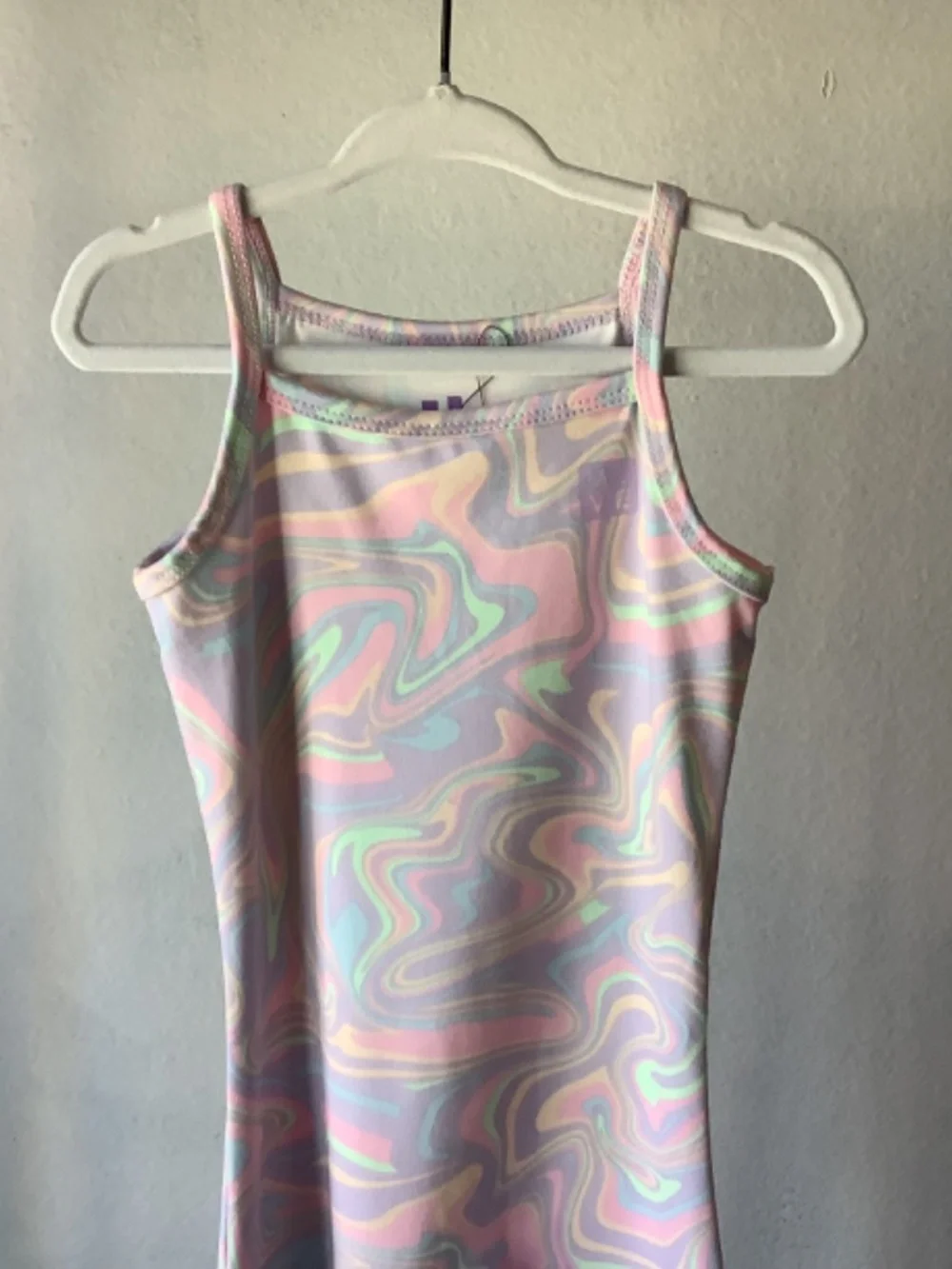 NWT Cotton On Kids Girls Active Size 4 Sleeveless Jumper The MVE Romper Pastle